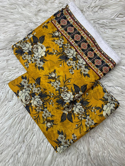 SAPPHIRE 2Pc Lawn Bana Dora Unstitched Suit Vol-0125