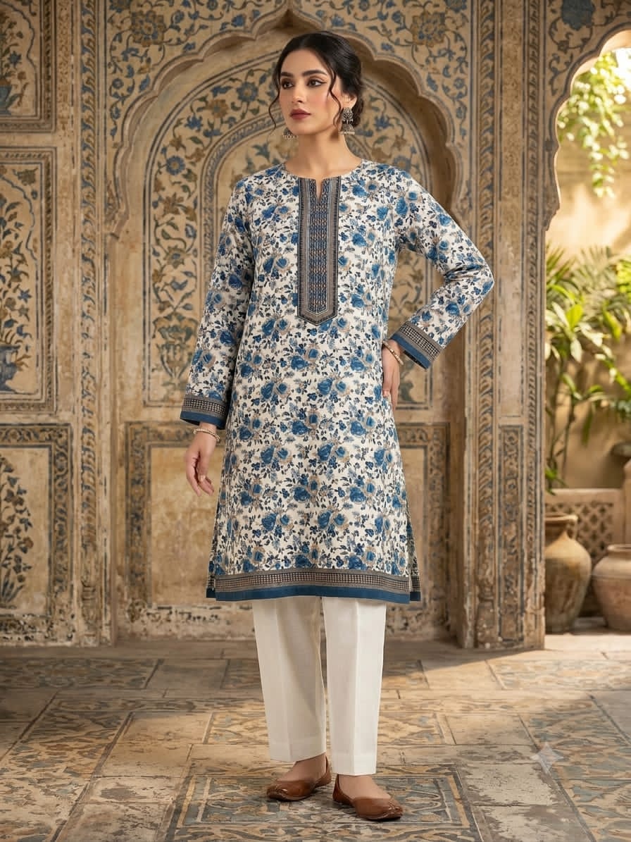 90/88 Lawn Kameez & Shalwaar 2Pc 004