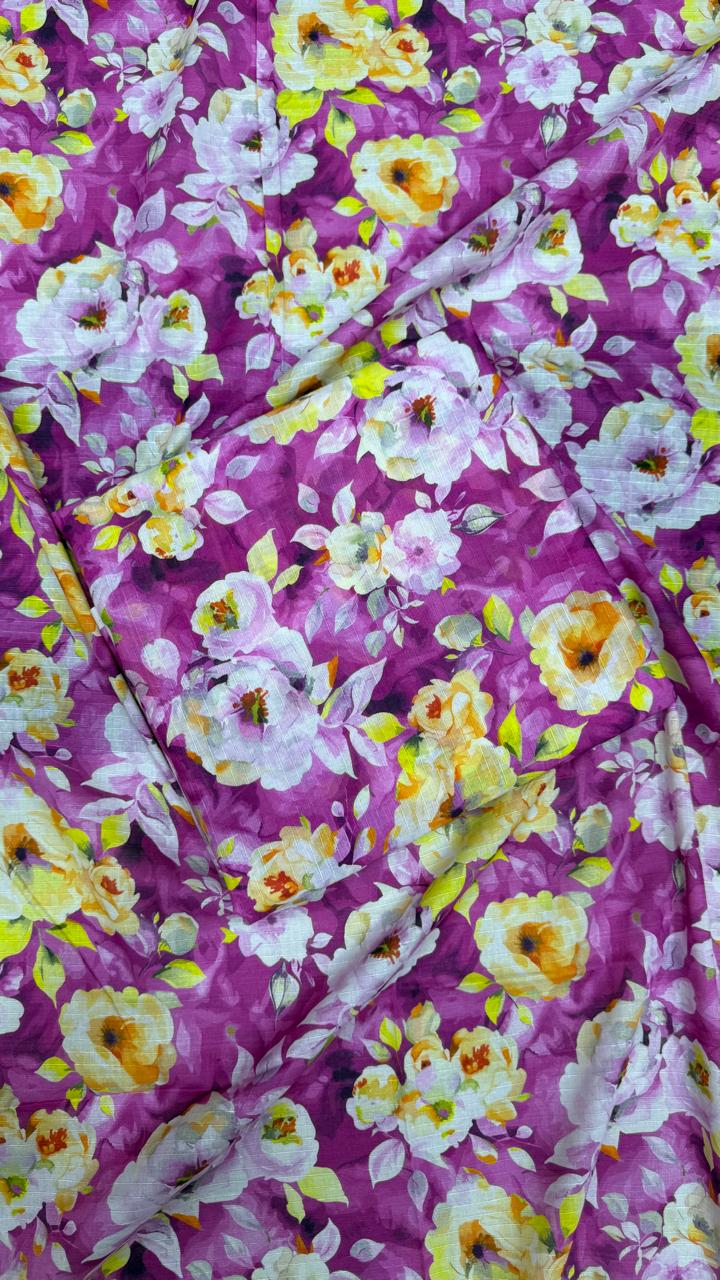 2Pc Lawn Unstitched Suit #8397