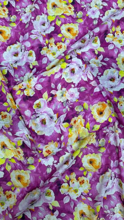2Pc Lawn Unstitched Suit #8397