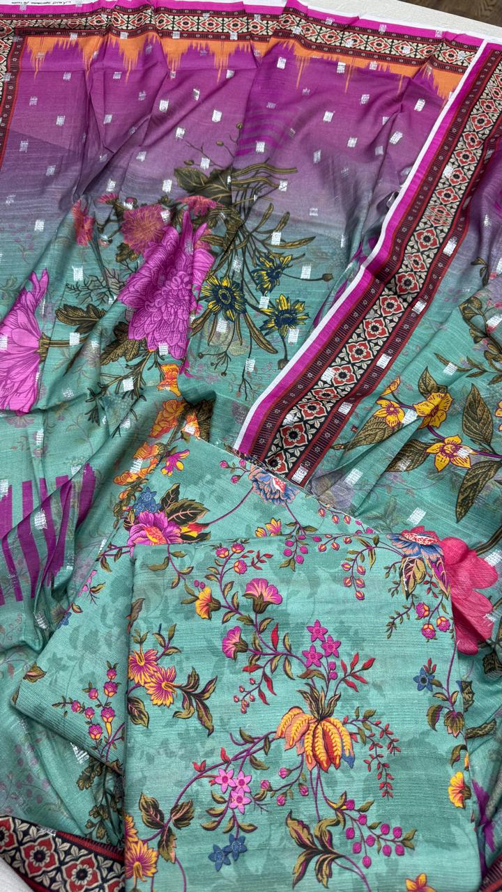 3Pc Lawn English Bana Dora #35337