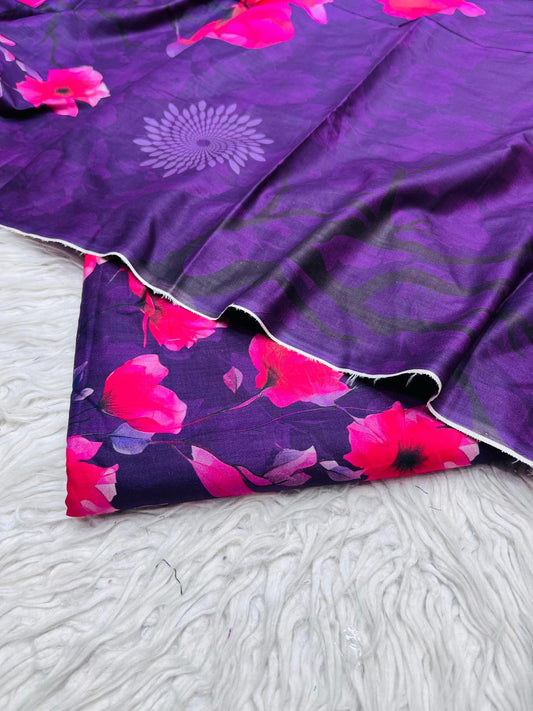 3Pc Crystal Linen Allover Suit Vol-0121