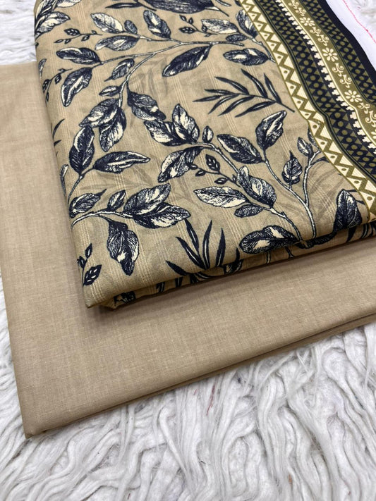 2Pc Tana Dora Lawn Kameez & Dyed Trouser Suit Vol-0177