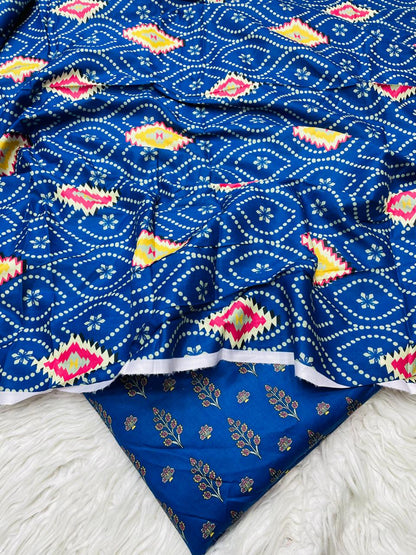 3 PC Lawn Digital Printed Unstitched Suit D#29988