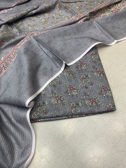 2Pc Bana Doria Lawn Kameez & Dupatta Suit 47744