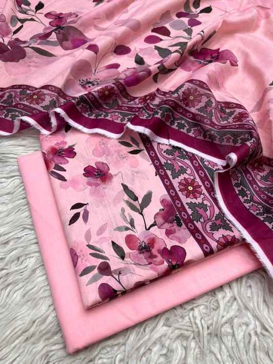 3Pc Lawn Digital Printed Suit Vol-02