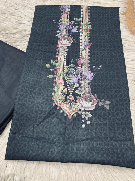 2Pc Noura Print Lawn Suit 0140