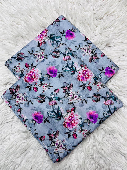 2PC Lawn Allover Digital Printed Unstitched Suit Vol-6178