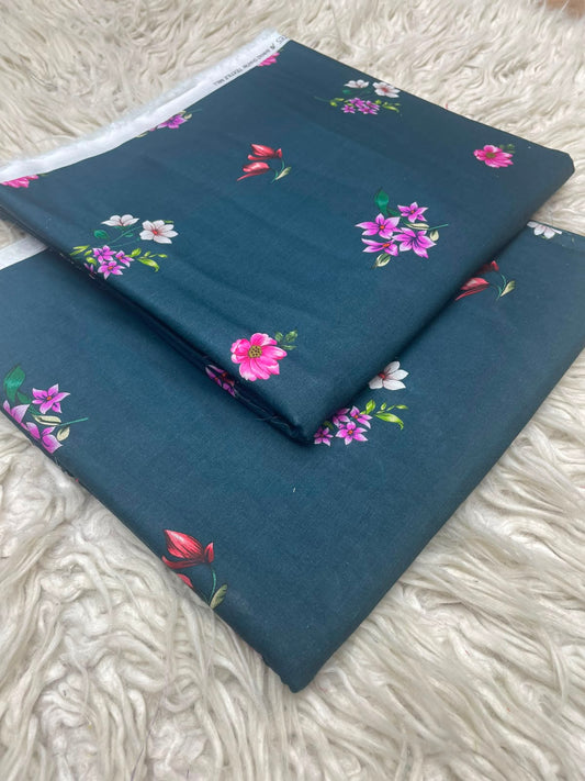 2Pc Supima Lawn Digital Printed Suit 1432