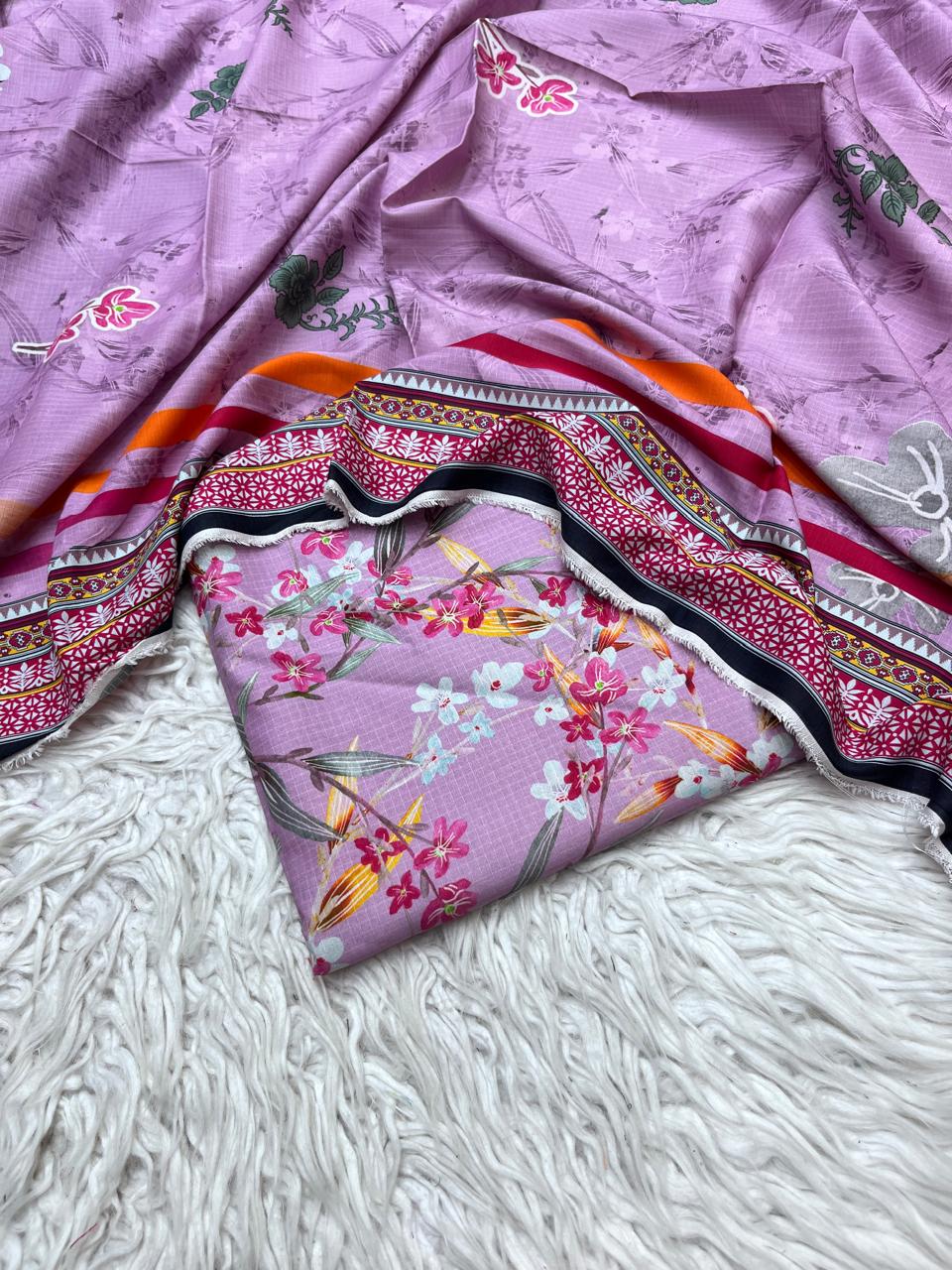 2Pc BanaDoria Kameez & Duppata Suit  - 0069