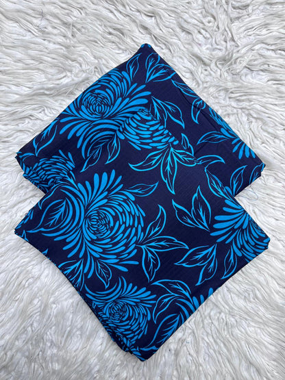 2Pc Bana Dora Linen Allover Suit Vol-401