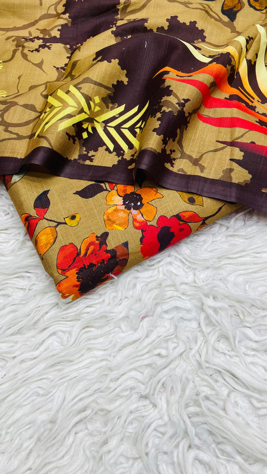 3Pc Gul Ahmad Khaddar Unstitched Suit Vol-0114