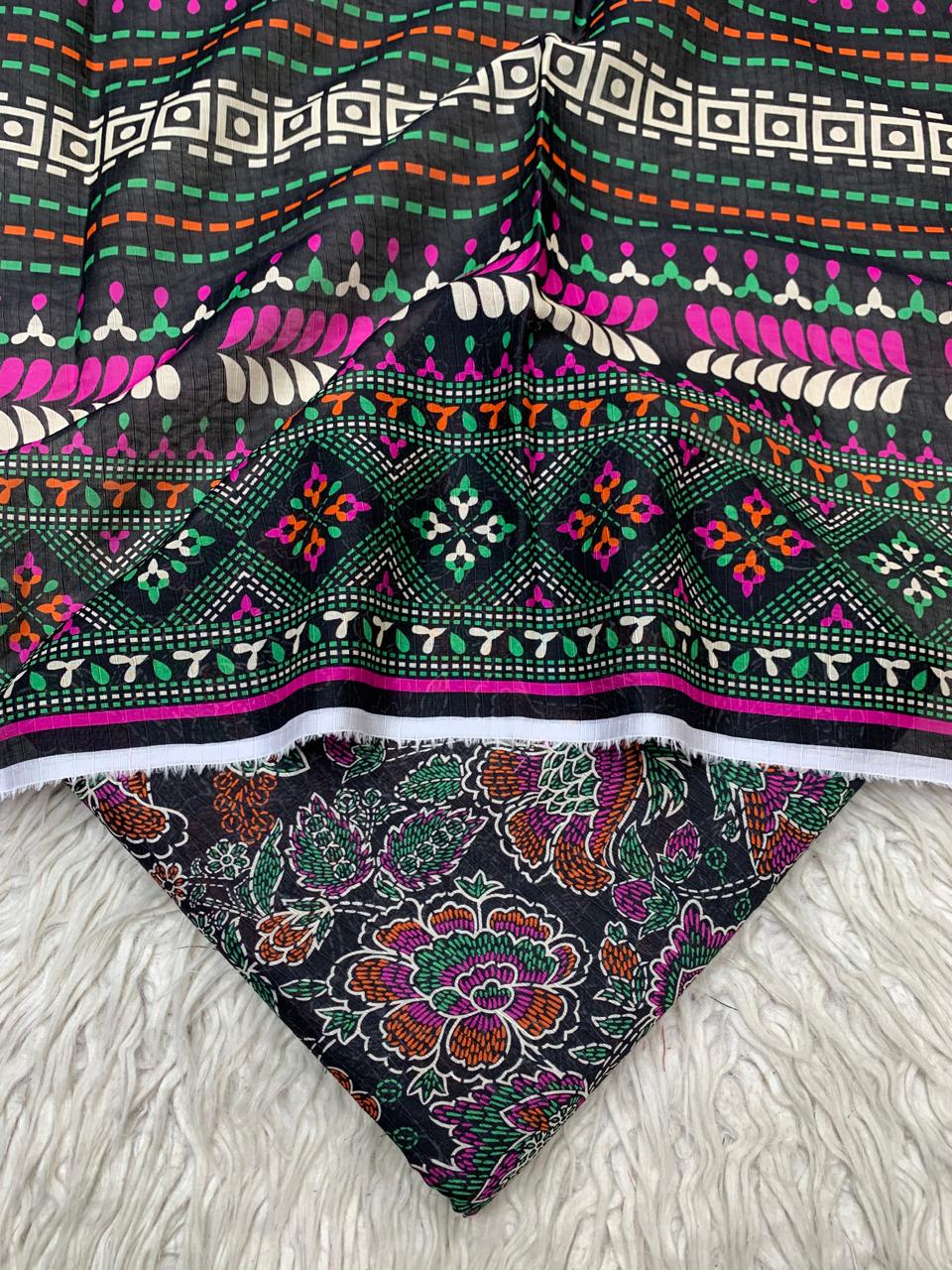 3Pc Gul Ahmad Lawn Bana Dora Suit Vol-0213
