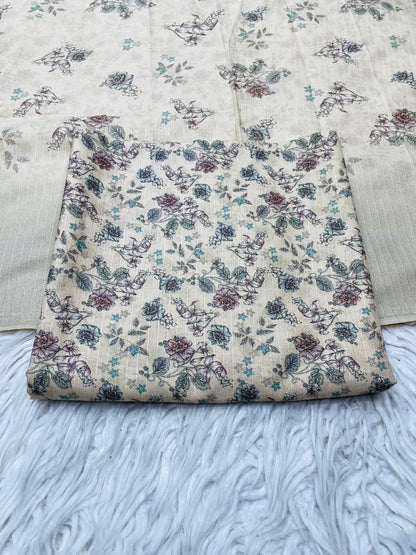 2 PC Dhanak Printed Kameez & Dupatta Unstitched Suit Vol-3103