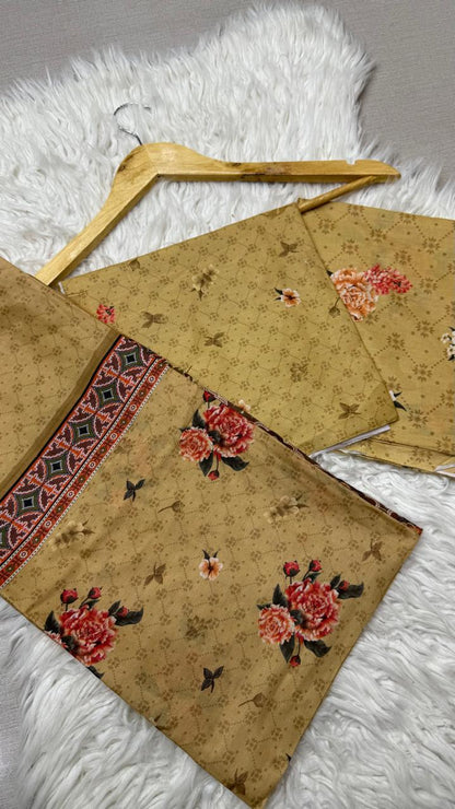 NOOR-E-JAHAN 3Pc Lawn  - #34583