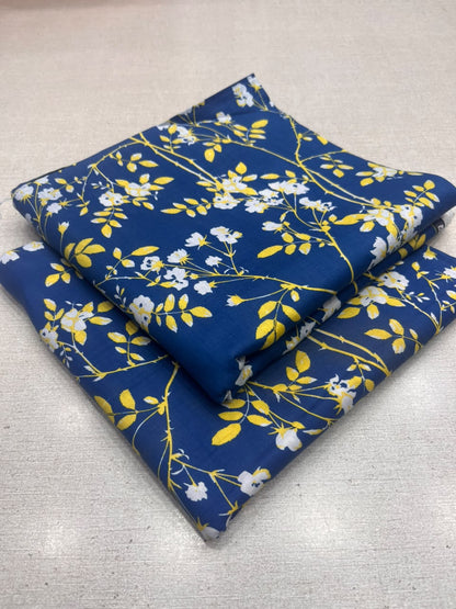2Pc Staple Same Printed Unstitched Suit 296