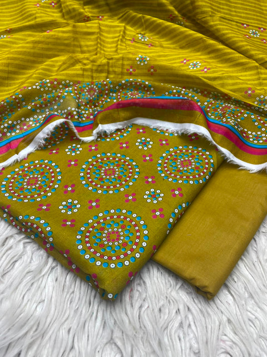 3Pc Lawn Digital Printed Unstitched Suit 15