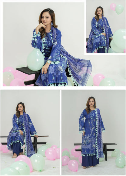 Noura Premium Lawn 3pc - 0140