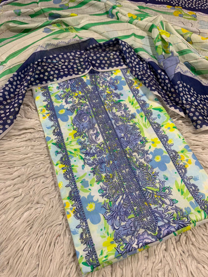 2Pc Lawn Digital Printed Suit 71