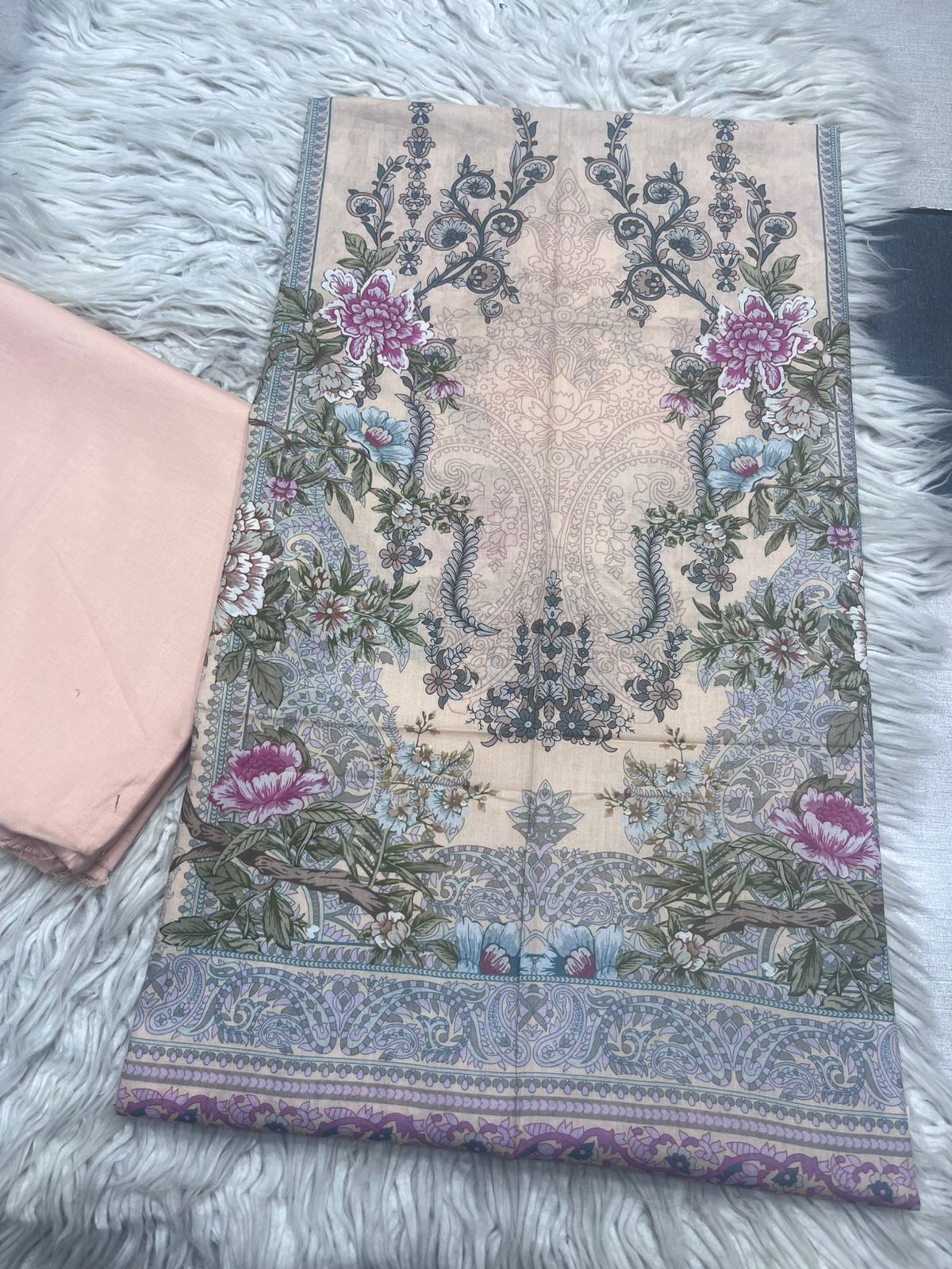2Pc Kameez & Plain Trouser Vol-0027