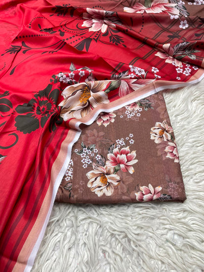 3Pc Same Digital Printed Lawn Suit 15