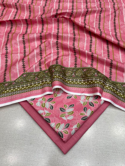 3Pc Slub Khaddar Unstitched Suit 25