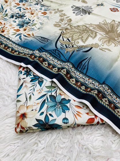 3Pc Gul Ahmad Khaddar Unstitched Suit Vol-0114