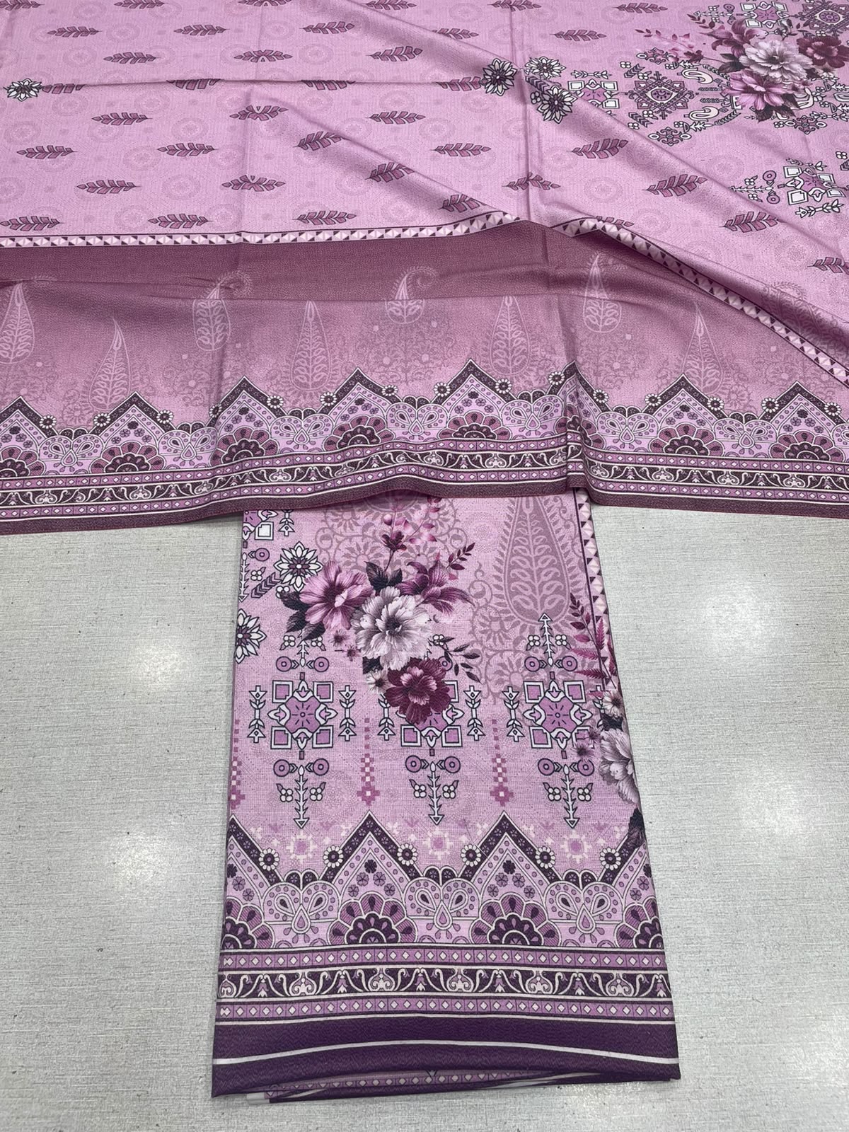 2Pc Dhanak Kameez & Dupatta Unstitched 73