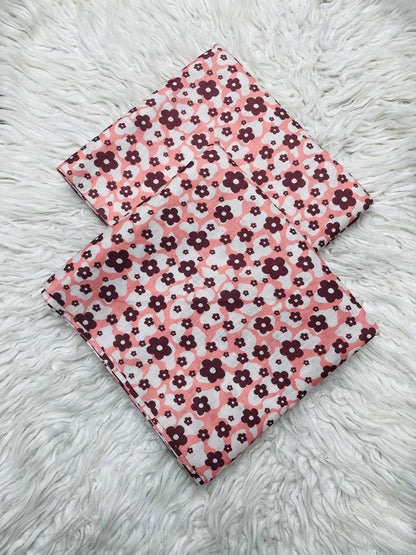 2Pc Slub Khaddar Allover Unstitched Suit Vol-0097