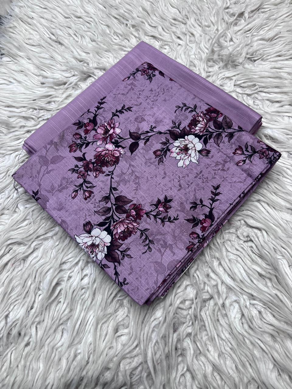 2Pc Kameez & Trouser Slub Khaddar Suit Vol-0137