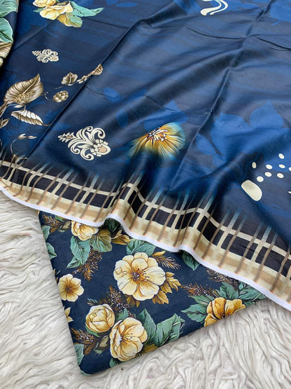 3Pc Lawn Allover Suit Vol-6189