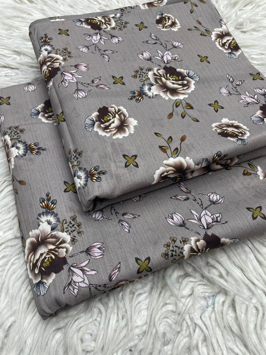 2Pc Lawn Bana Dora Digital Printed Suit Vol-21