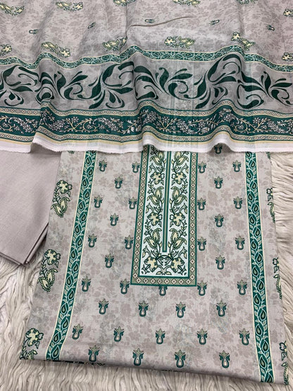 3Pc Sapphire Lawn Digital Printed Unstitched Suit 0200