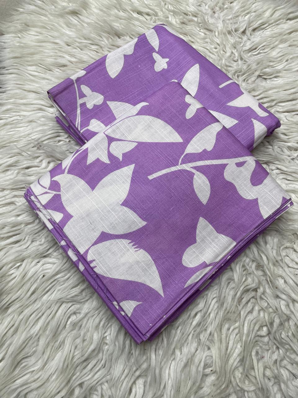 2PC  Slub Khaddar Allover Unstitched Suit D#43630