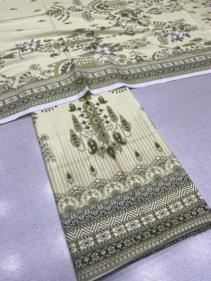 2Pc Dhanak Kameez & Dupatta Unstitched 73