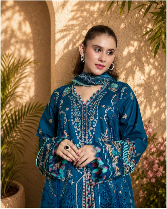 NOURA LUXURY ROYALE EMBROIDERED DRESS