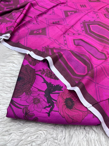 3PC KARANDI ALLOVER UNSTITCHED SUIT VOL-6159