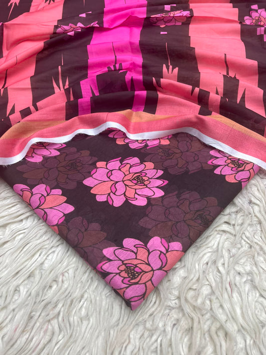 3Pc Same Digital Printed Lawn Suit 15