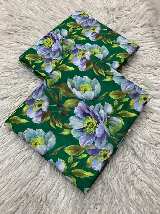 2Pc Sapphire Lawn Bana Dora Allover Unstitched Suit Vol-03