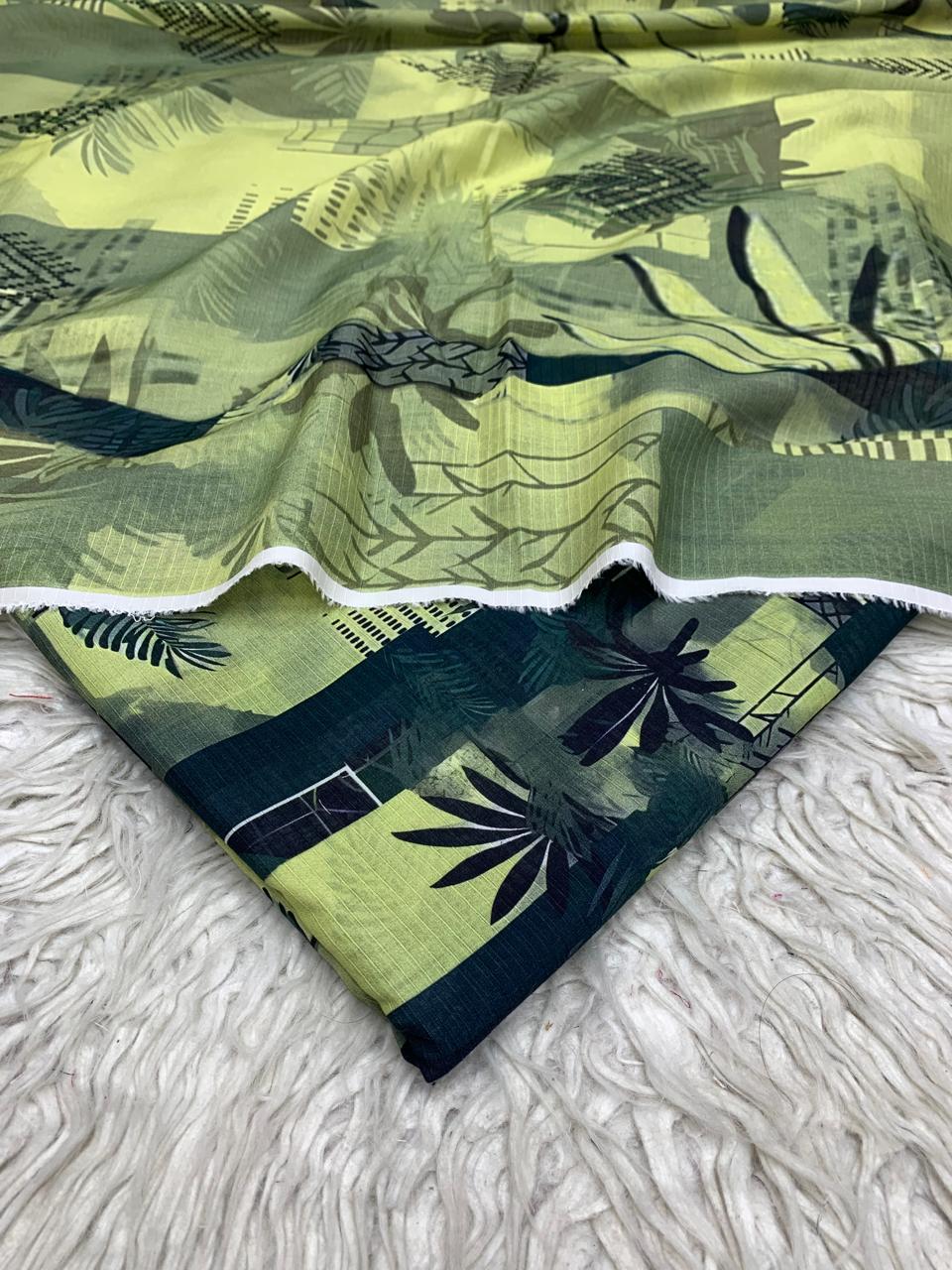 3Pc Lawn Bana Dora Suit Vol-0174