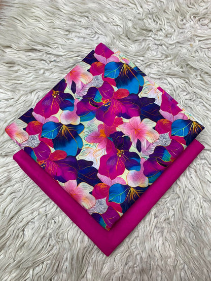2Pc Printed Lawn Unstitched Suit 15
