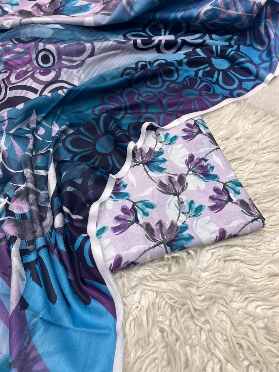 3Pc Same Digital Printed Lawn Suit 15