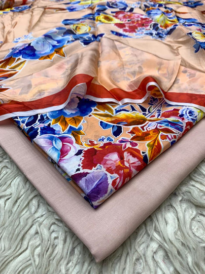 90x88 3Pc Premium Lawn Suit Vol-005