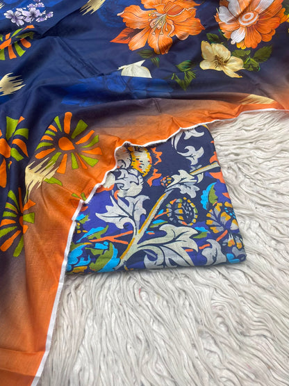 3Pc Same Digital Printed Lawn Suit 15