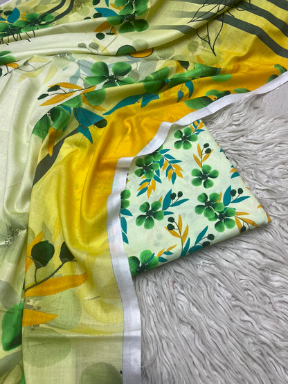 3Pc Same Digital Printed Lawn Suit 489