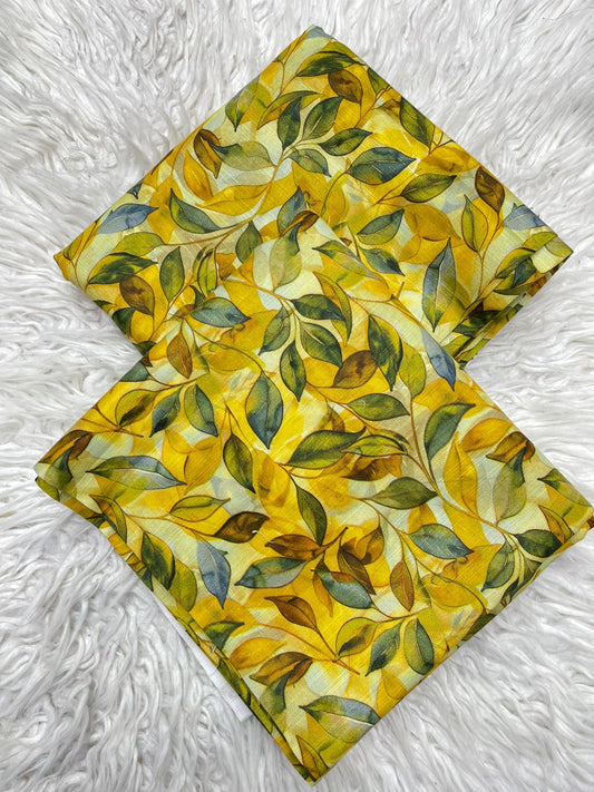 2Pc Slub Khaddar Allover Suit - 0098