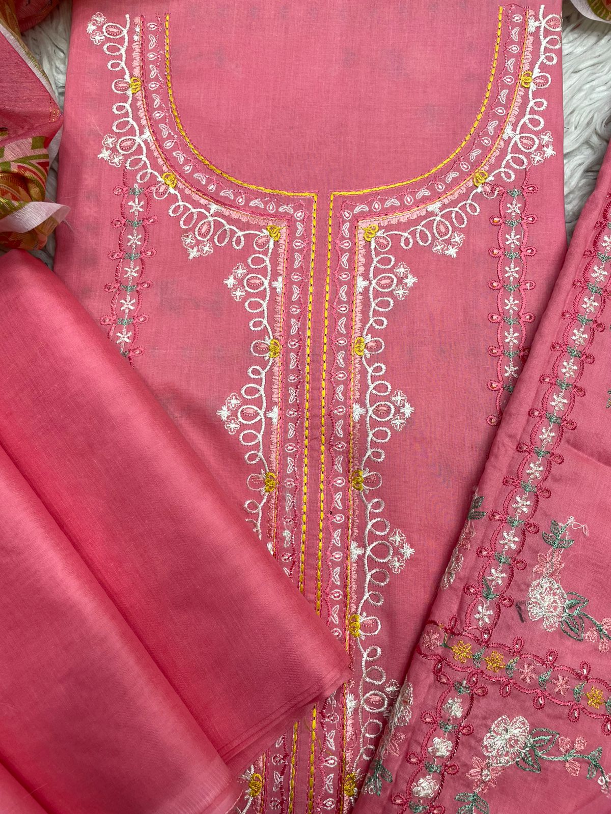 3Piece Unstitched Embroidered Ricamo