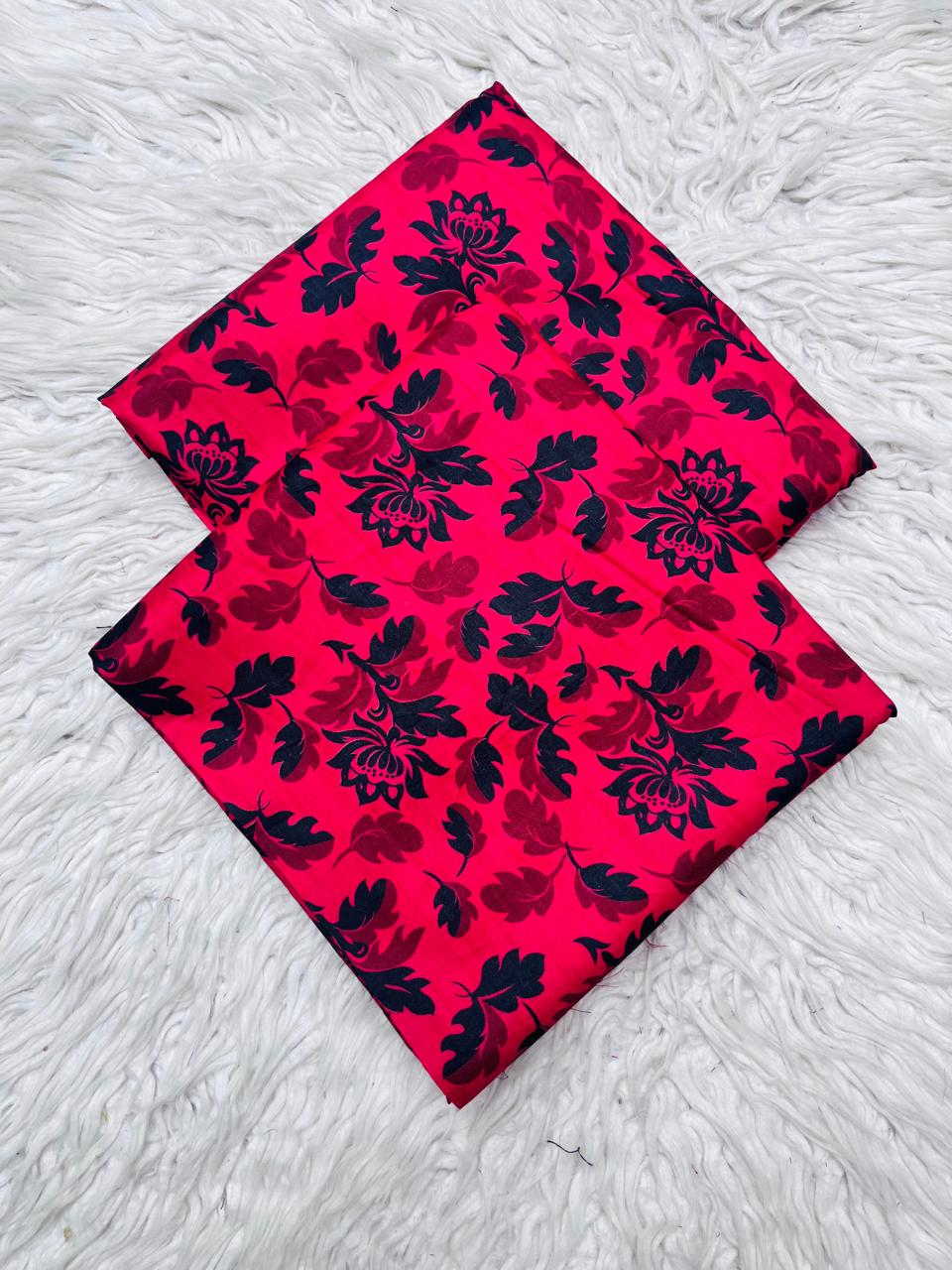 2Pc Crystal Linen Allover Suit Vol-0121