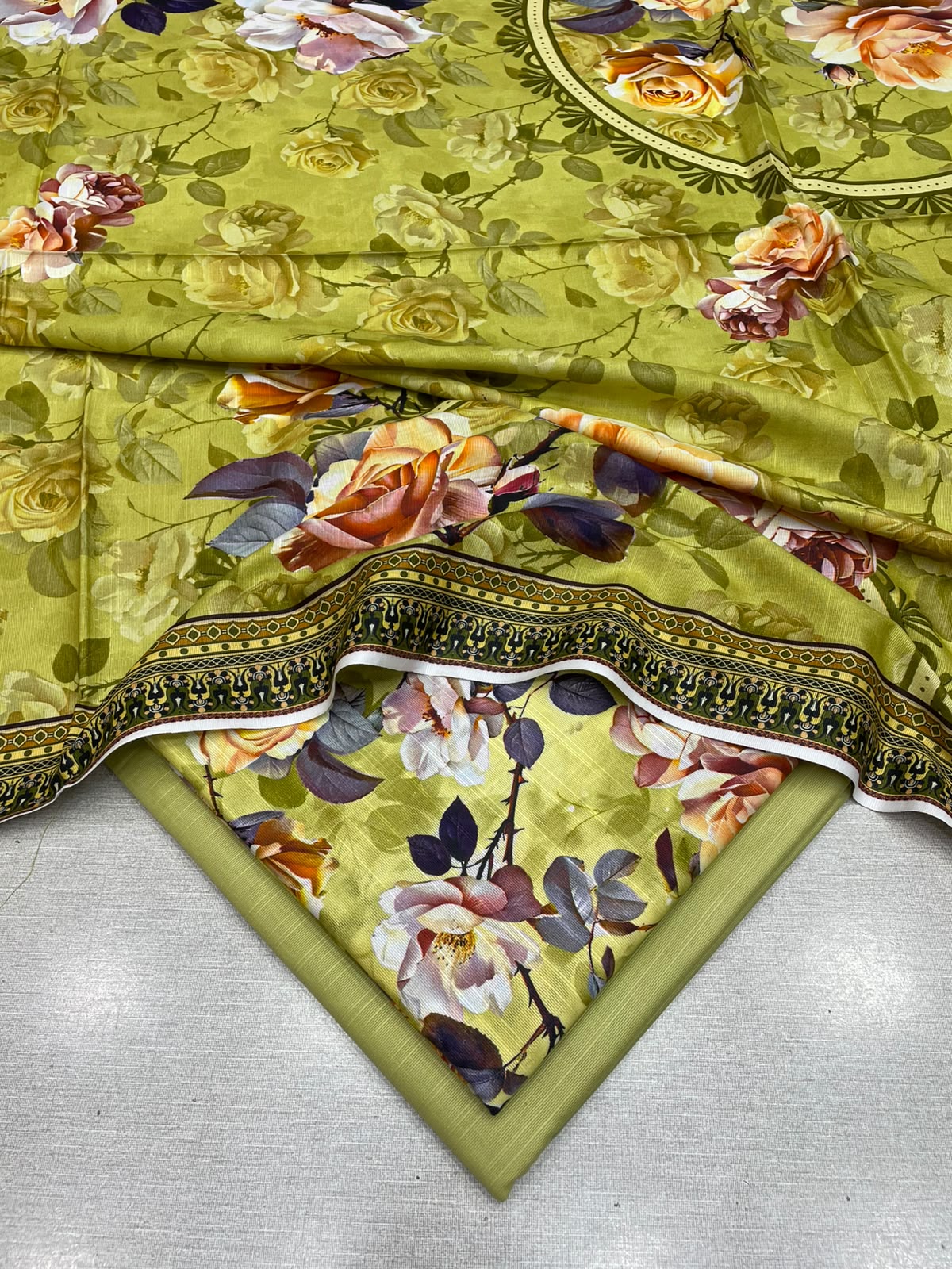 3Pc Slub Khaddar Unstitched Suit 25