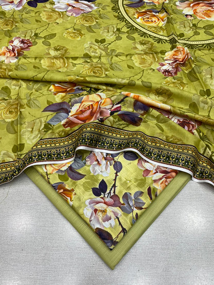 3Pc Slub Khaddar Unstitched Suit 25